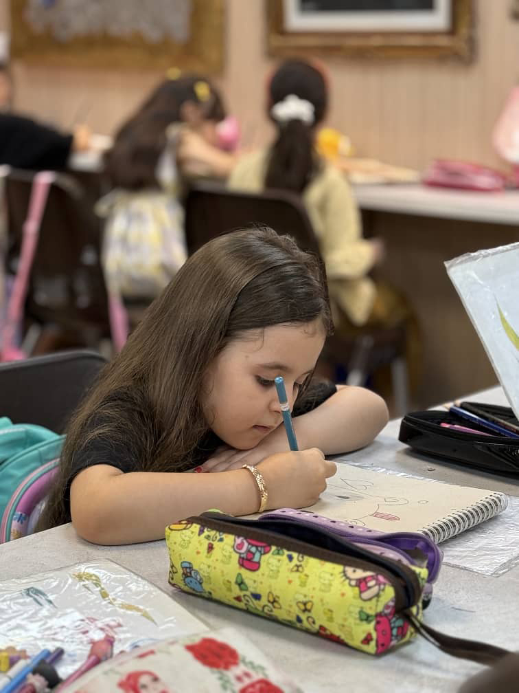 آموزش نقاشی سیاه قلم کودکان